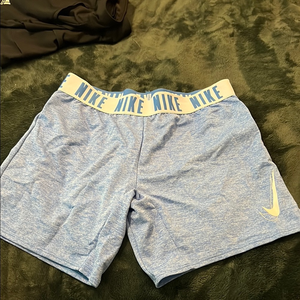 Nike Heather Blue Training Shorts Size M